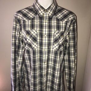 Hollister Long Sleeve Western Style Shirt